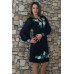 Embroidered dress "Cornflower Dreams 4" navy